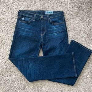 AG-ED Denim. The Jodi Crop, size 27. Dark wash.